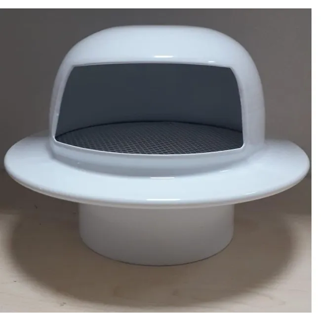Mutfak Davlunbaz Çıkışı Rüzgar Önleyici Menfez Çap 100 mm
